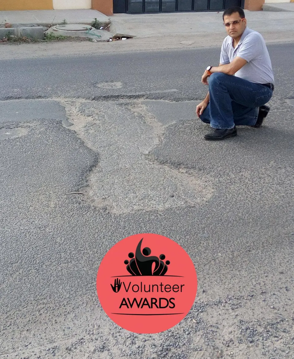 PotHoleRaja was named iVolunteer's Leader in Volunteering Engagement, 2017 and 2018